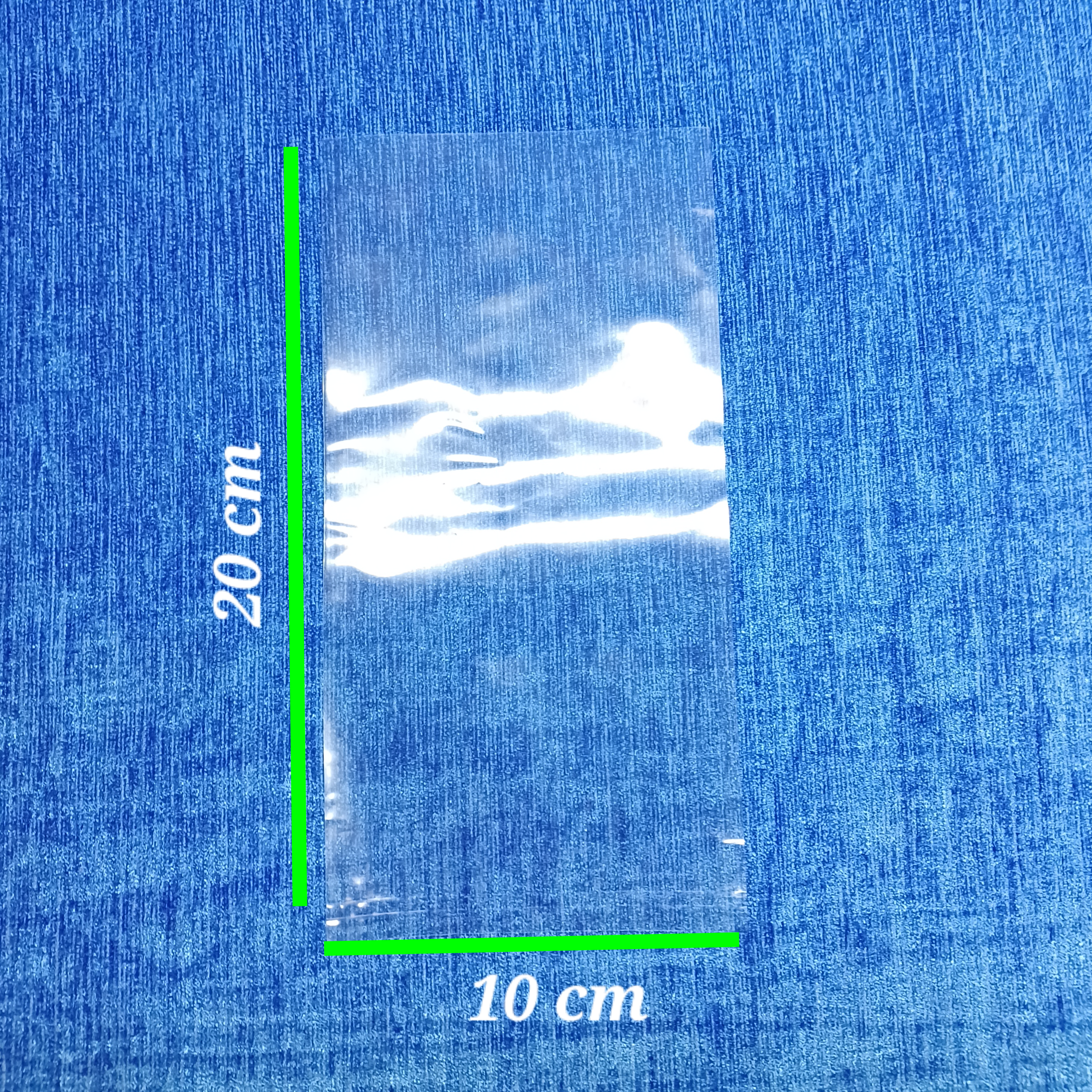 125 گرم(80 عدد) سایز 10x20 سلفون سا‌‌‍‌ده بدون چسب